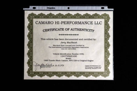 1969 Chevrolet Camaro