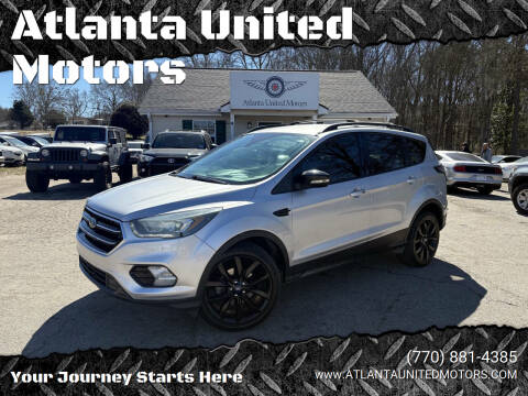 2017 Ford Escape for sale at Atlanta United Motors in Jefferson GA