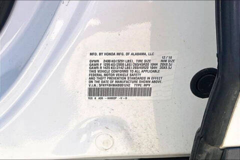 2019 Honda Passport Touring