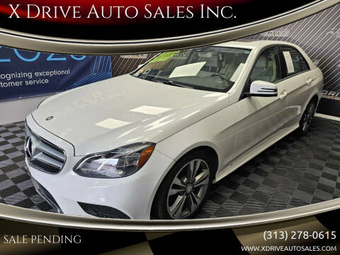 2016 Mercedes-Benz E-Class for sale at X Drive Auto Sales Inc. in Dearborn Heights MI