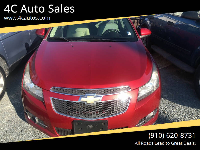 2013 Chevrolet Cruze for sale at 4C Auto Sales in Wilmington NC