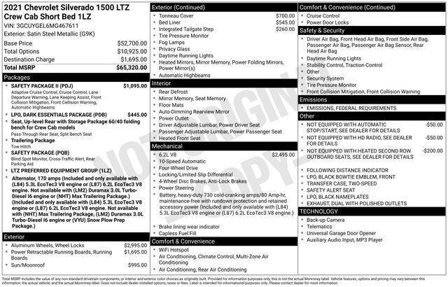 2021 Chevrolet Silverado 1500