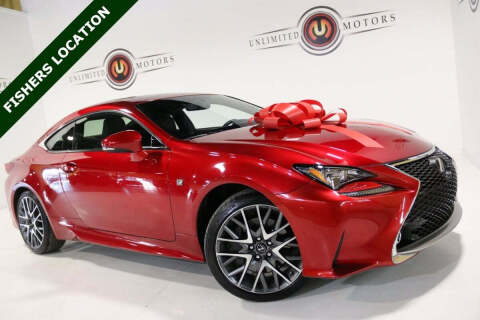 2015 Lexus RC 350 for sale at Unlimited Motors in Fishers IN