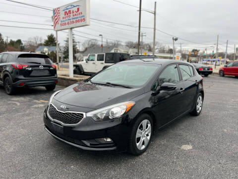 2016 Kia Forte5 for sale at M & J Auto Sales in Attleboro MA