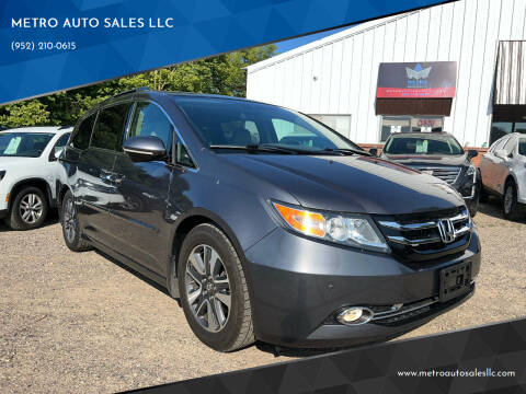 2015 Honda Odyssey for sale at METRO AUTO SALES LLC in Lino Lakes MN