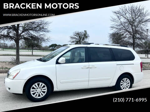 2011 Kia Sedona for sale at BRACKEN MOTORS in San Antonio TX