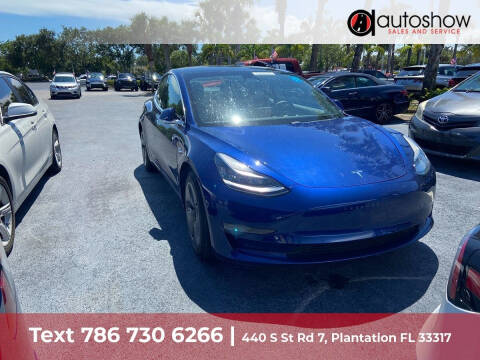 2020 Tesla Model 3 for sale at AUTOSHOW SALES & SERVICE in Plantation FL