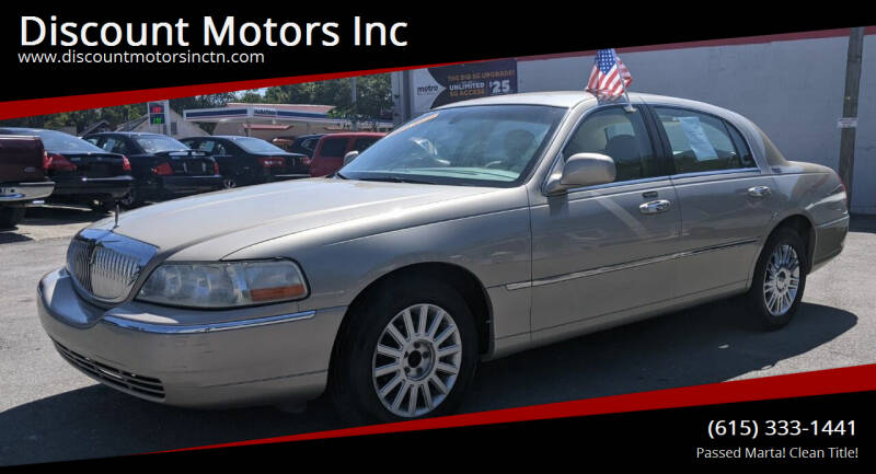 2008 Lincoln Town Car for sale at Discount Motors Inc in Nashville TN