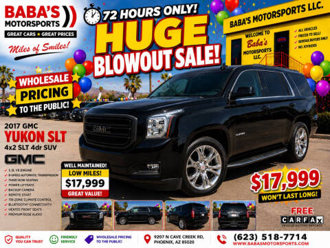 2017 GMC Yukon SLT
