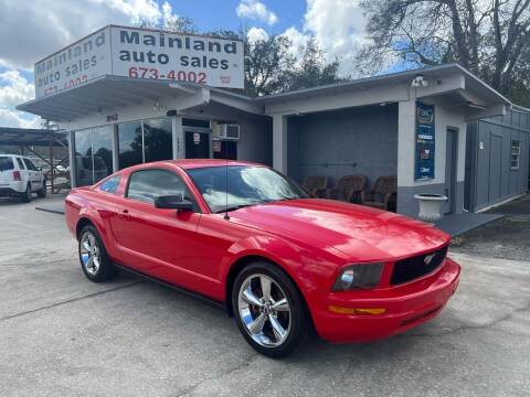 2007 Ford Mustang for sale at Mainland Auto Sales Inc in Daytona Beach FL