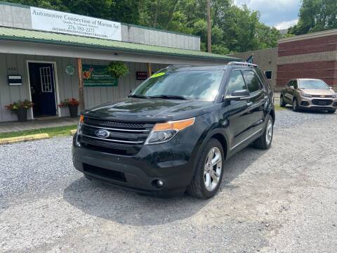 2014 Ford Explorer for sale at Booher Motor Company in Marion VA