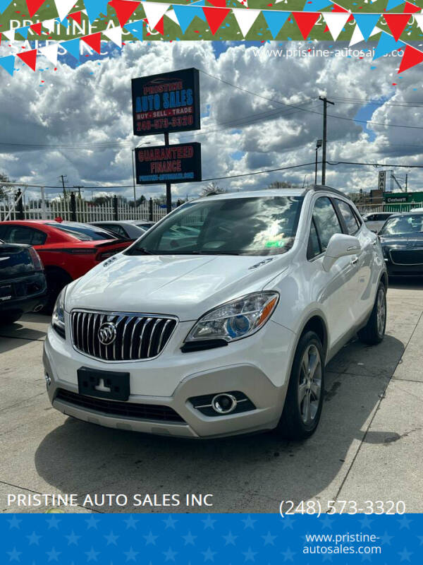 2014 Buick Encore for sale at PRISTINE AUTO SALES INC in Pontiac MI