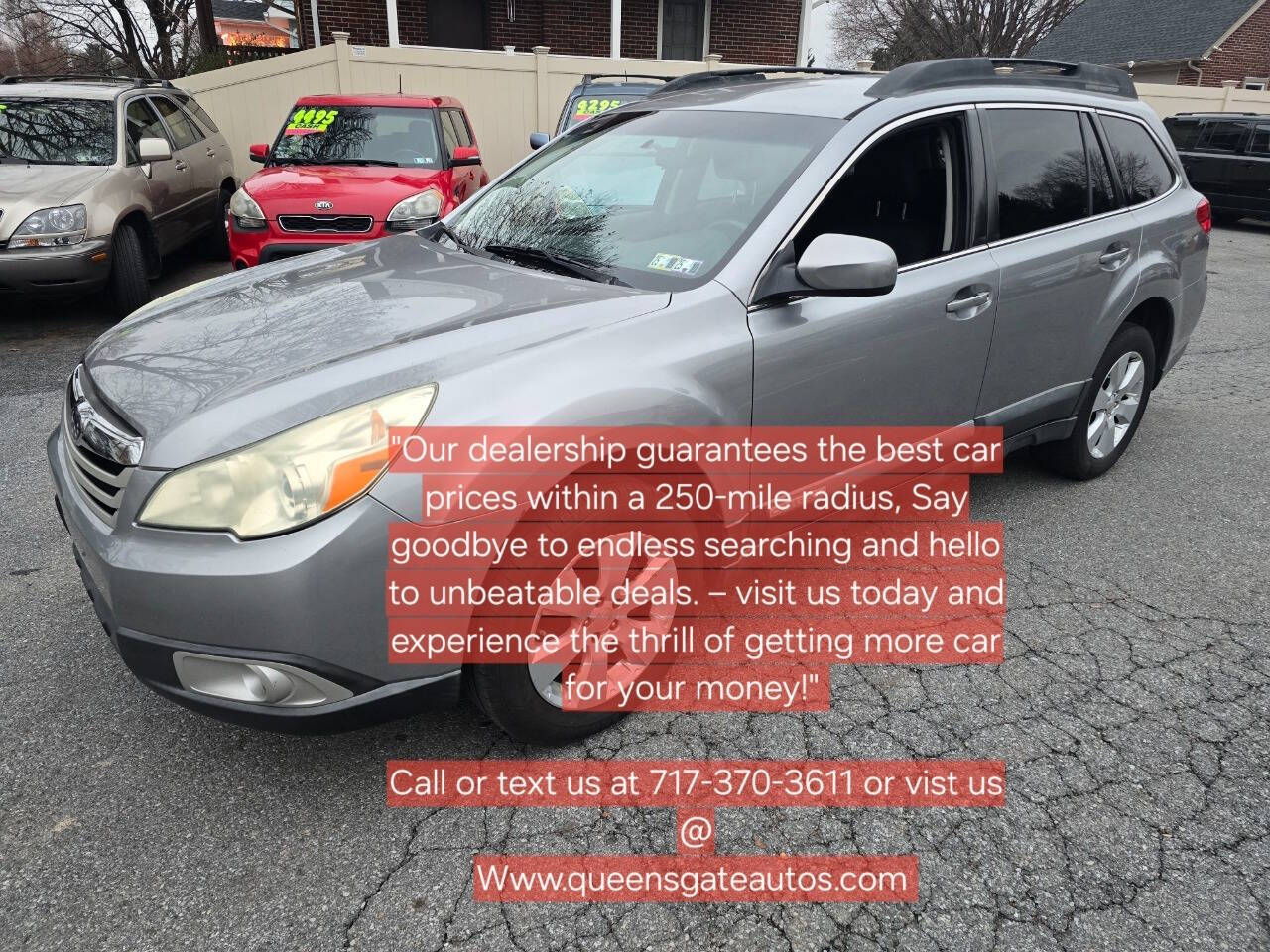 2010 Subaru Outback for sale at QUEENSGATE AUTO SALES in York, PA