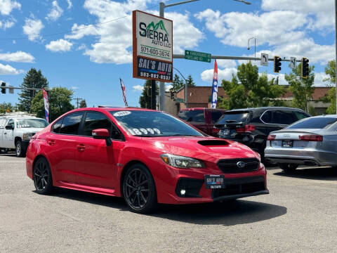 2018 Subaru WRX for sale at SIERRA AUTO LLC in Salem OR