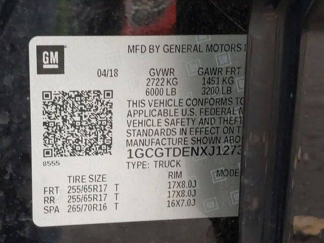 2018 Chevrolet Colorado