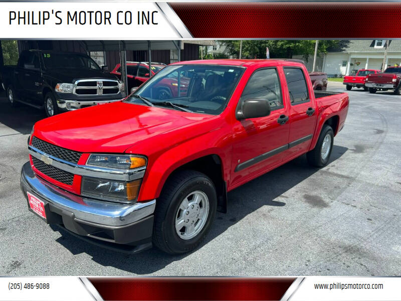 2006 Chevrolet Colorado for sale at PHILIP'S MOTOR CO INC in Haleyville AL