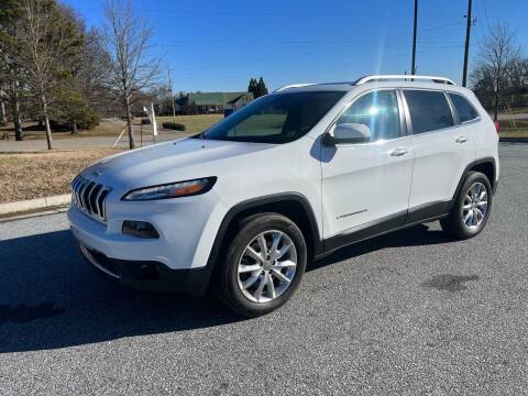 2016 Jeep Cherokee for sale at GTO United Auto Sales LLC in Lawrenceville GA