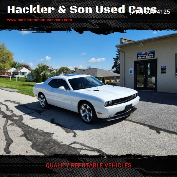 2012 Dodge Challenger for sale at Hackler & Son Used Cars in Red Lion PA