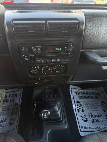 2003 Jeep Wrangler X