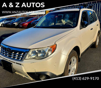 2013 Subaru Forester for sale at A & Z AUTOS in Westfield MA