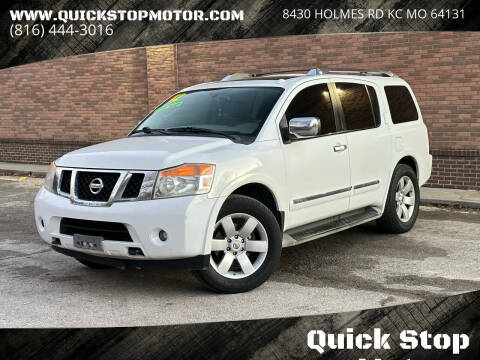 2012 Nissan Armada for sale at Quick Stop Motors in Kansas City MO