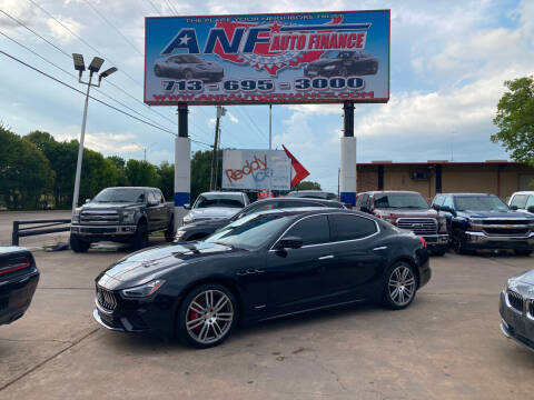 2018 Maserati Ghibli for sale at ANF AUTO FINANCE in Houston TX