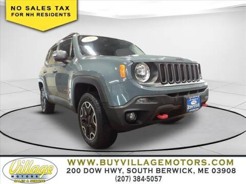 2017 Jeep Renegade for sale at VILLAGE MOTORS in South Berwick ME