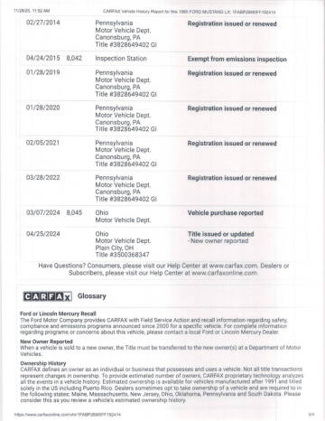 1985 Ford Mustang LX