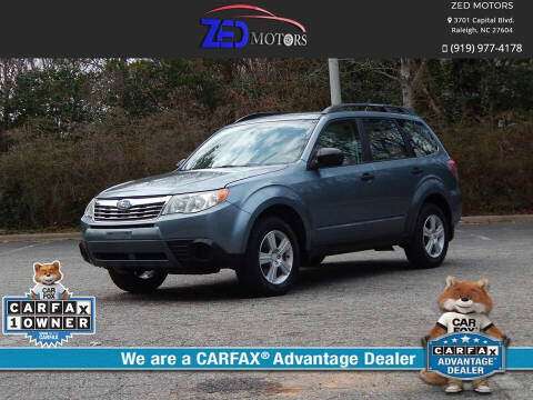 2010 Subaru Forester for sale at Zed Motors in Raleigh NC