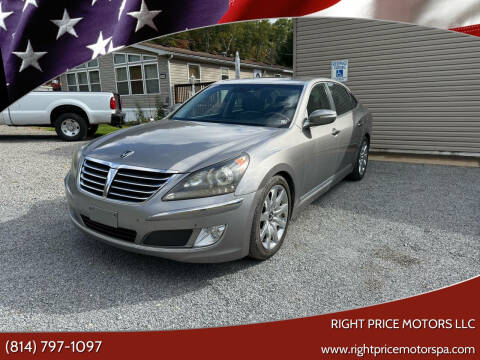 2012 Hyundai Equus for sale at Right Price Motors LLC in Cranberry PA