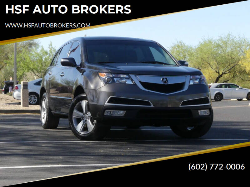 2012 Acura MDX for sale at HSF AUTO BROKERS in Phoenix AZ