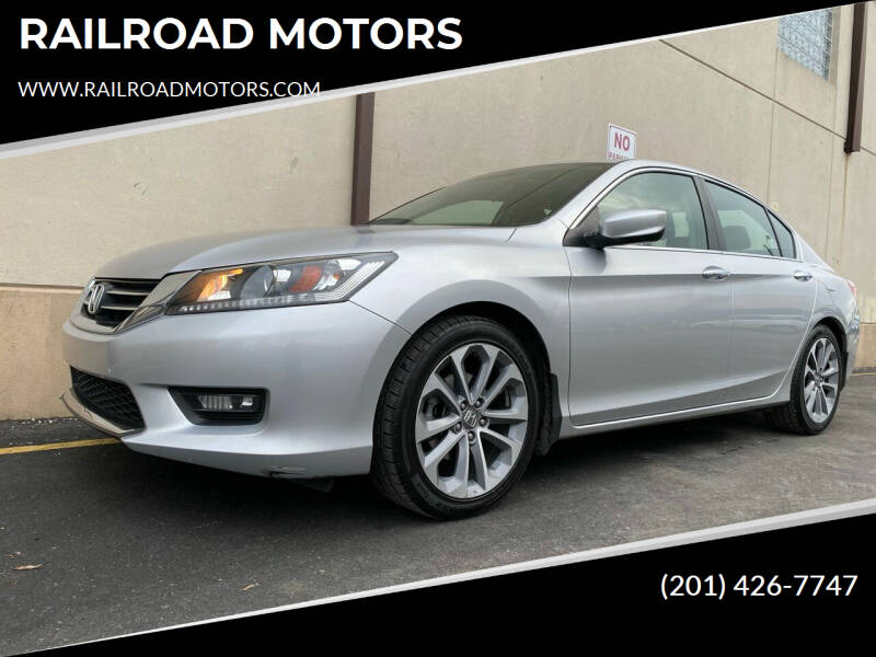 2015 Honda Accord for sale at RAILROAD MOTORS in Hasbrouck Heights NJ