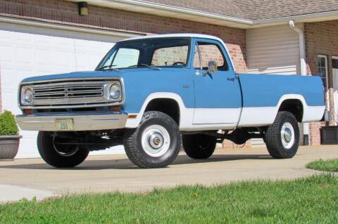 1972 Dodge D100 Pickup for sale at KC Classic Cars in Excelsior Springs MO