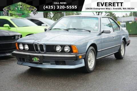 1987 BMW 6 Series for sale at West Coast AutoWorks -Edmonds in Edmonds WA