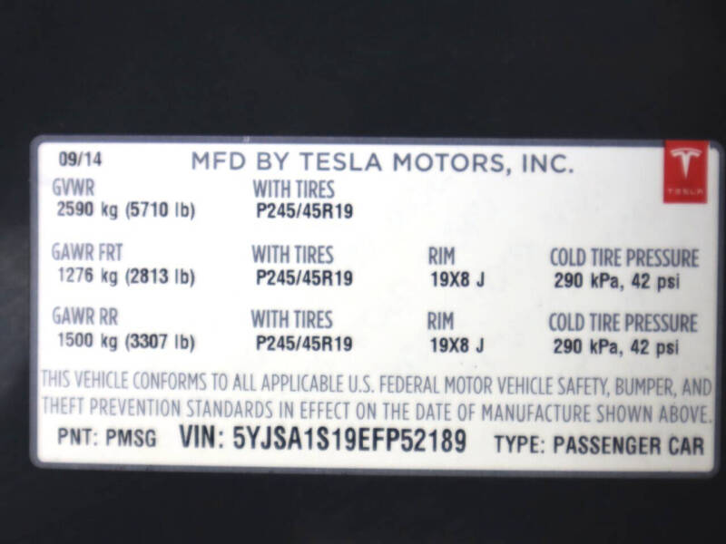 2014 Tesla Model S 60