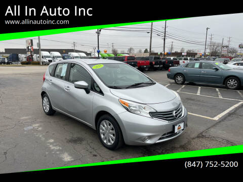 2016 Nissan Versa Note for sale at All In Auto Inc in Palatine IL