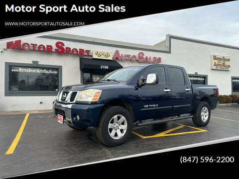 2007 Nissan Titan for sale at Motor Sport Auto Sales in Waukegan IL