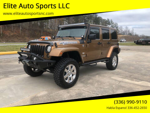 2011 Jeep Wrangler Unlimited for sale at Elite Auto Sports LLC in Wilkesboro NC