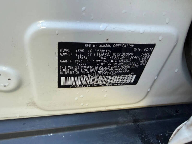 2018 Subaru Outback 2.5i Premium