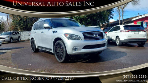 2014 Infiniti QX80 for sale at Universal Auto Sales Inc in Salem OR