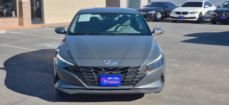 2023 Hyundai Elantra Hybrid Blue