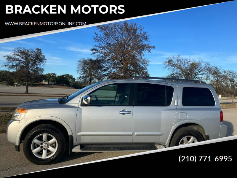 2011 Nissan Armada for sale at BRACKEN MOTORS in San Antonio TX