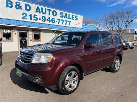 2013 Honda Pilot for sale at B & D Auto Sales Inc. in Fairless Hills PA