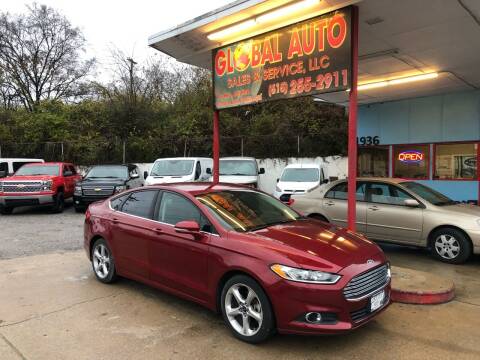 2015 Ford Fusion for sale at Global Auto Sales and Service in Nashville TN