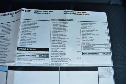 2018 GMC Sierra 3500HD