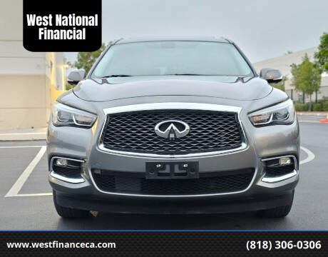 2017 Infiniti QX60 for sale at West National Financial in Van Nuys CA