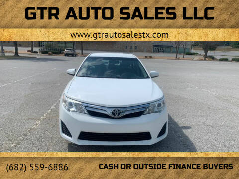 2012 Toyota Camry for sale at GTR Auto Sales LLC in Haltom City TX