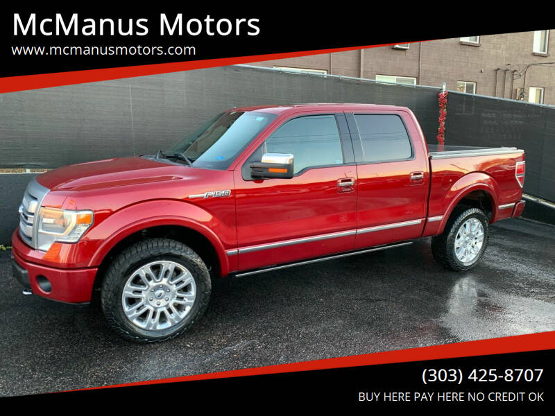 2014 Ford F-150 for sale at McManus Motors in Wheat Ridge CO