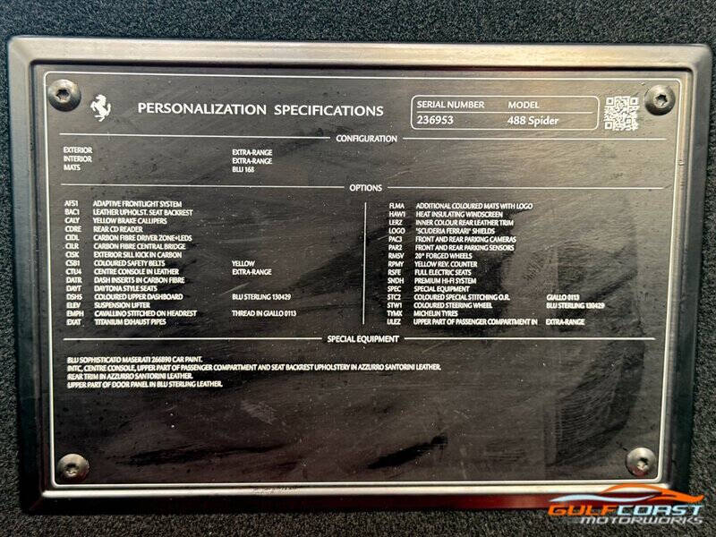 2018 Ferrari 488 Spider