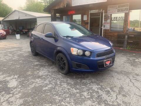 2013 Chevrolet Sonic for sale at LEE AUTO SALES in McAlester OK